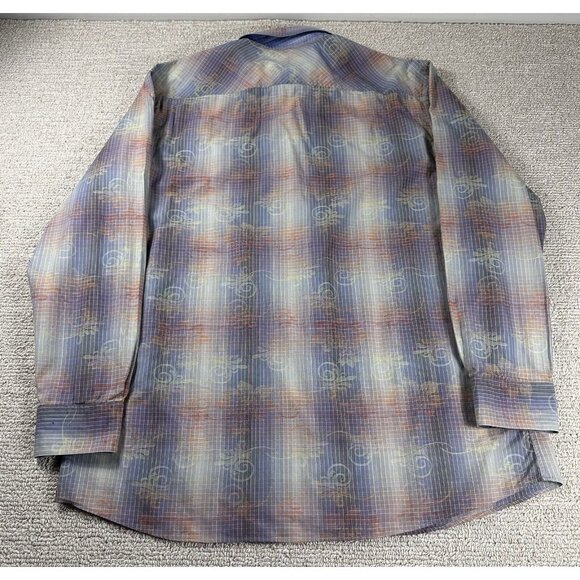 Johnston & Murphy Tailored Fit Button Up Shirt Multicolor Men’s Size XL - Picture 6 of 7